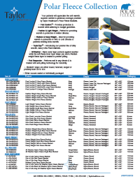 Polar Fleece Collection
