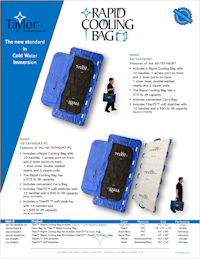 Rapid Cooling Bags - Back Page