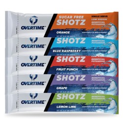 OVERTIME™ Single Serve Shotz Electrolyte Replacement Mix