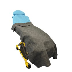 First Comfort™ Grey Summer Vacuum Sealed Fleece Blanket